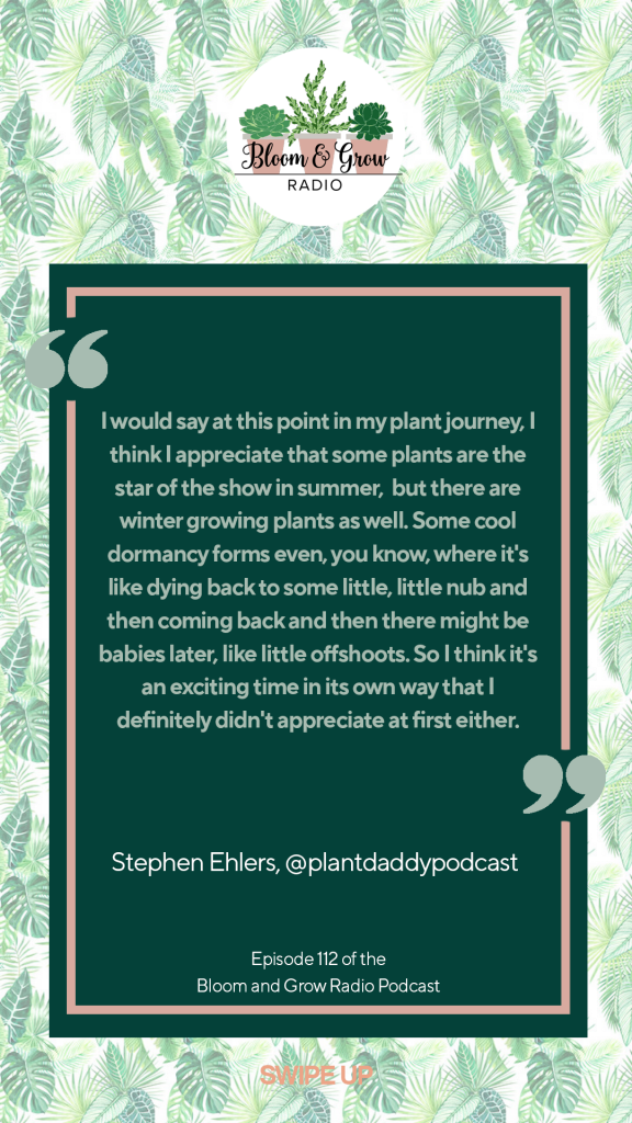 plant parent journey, dormancy
